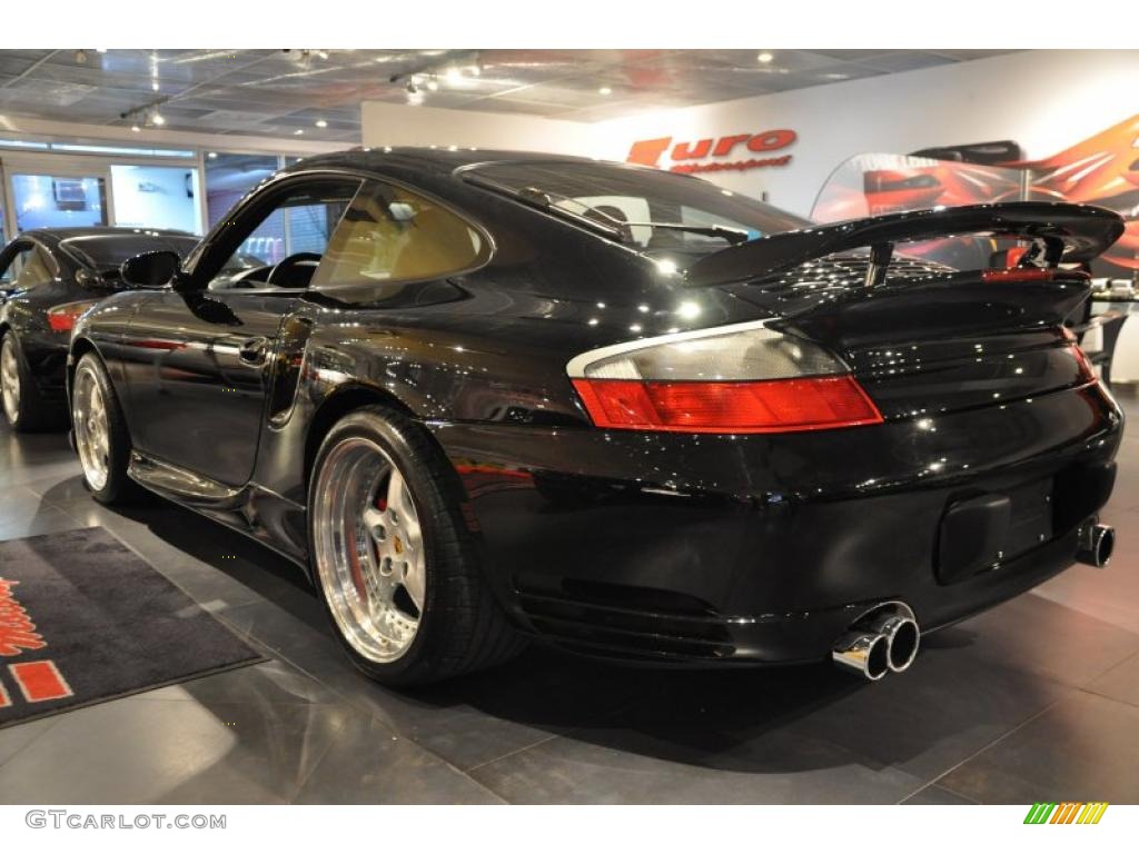 2001 911 Turbo Coupe - Black / Black photo #4