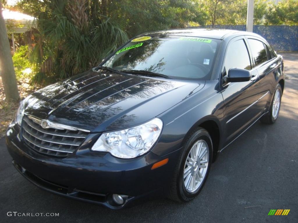 2007 Sebring Limited Sedan - Modern Blue Pearl / Dark Slate Gray/Light Slate Gray photo #1