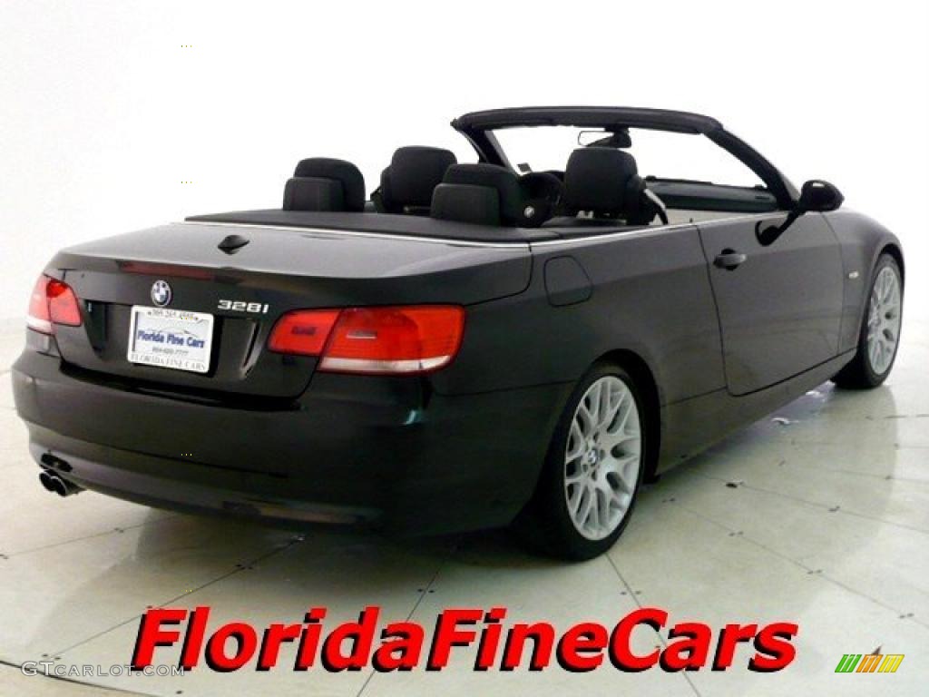 2007 3 Series 328i Convertible - Black Sapphire Metallic / Black photo #2