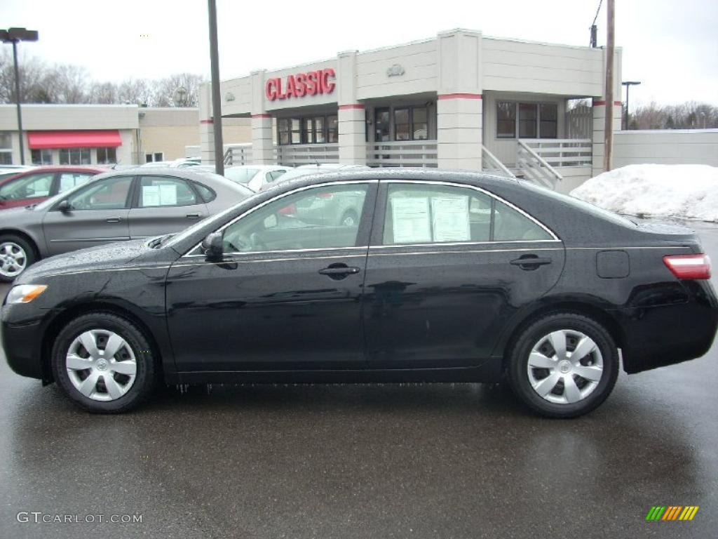 2007 Camry LE - Black / Bisque photo #3