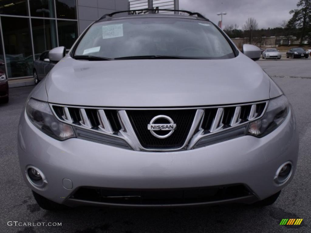 2010 Murano SL - Brilliant Silver Metallic / Black photo #8