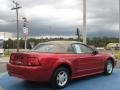 2001 Laser Red Metallic Ford Mustang V6 Convertible  photo #5