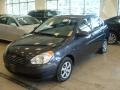 Charcoal Gray - Accent GLS Sedan Photo No. 4