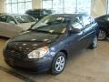 2008 Charcoal Gray Hyundai Accent GLS Sedan  photo #4