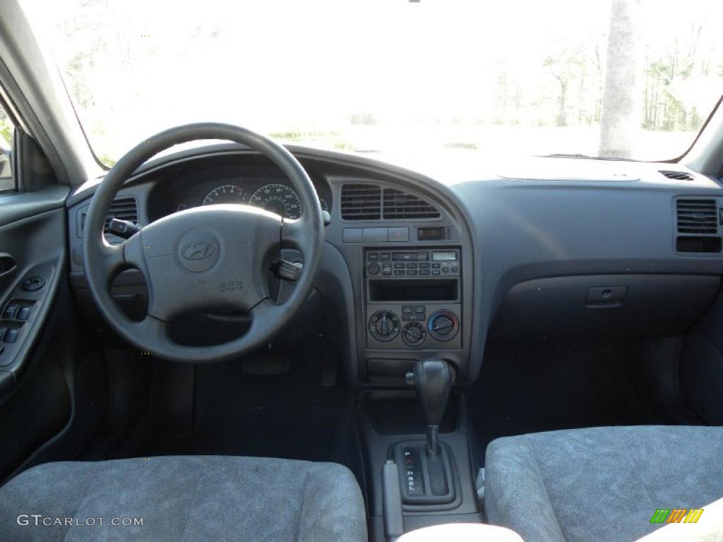 2001 Elantra GLS - Pewter / Gray photo #3