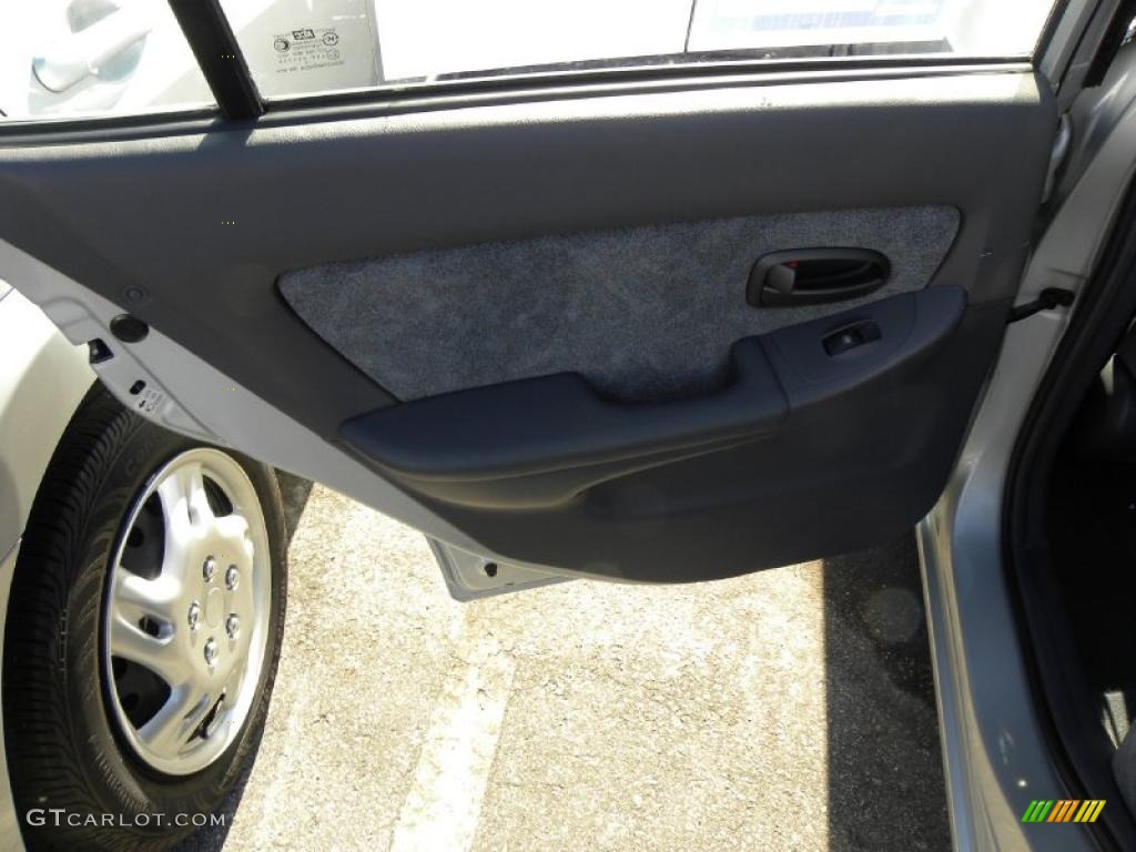 2001 Elantra GLS - Pewter / Gray photo #7