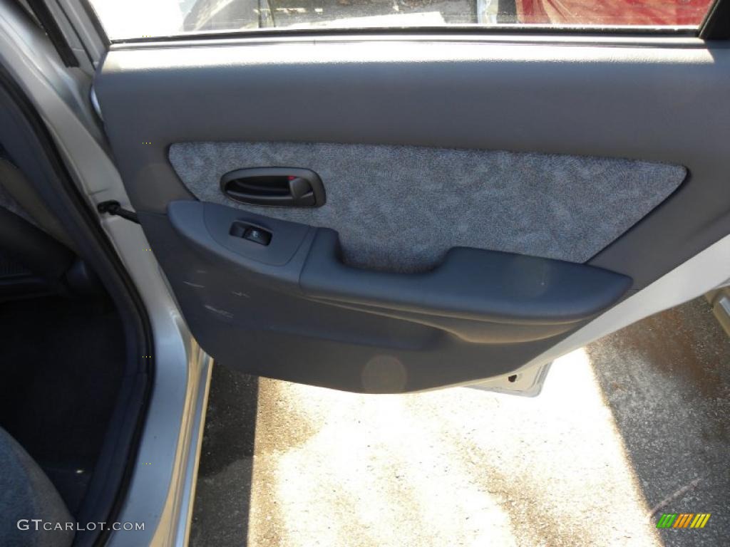 2001 Elantra GLS - Pewter / Gray photo #11