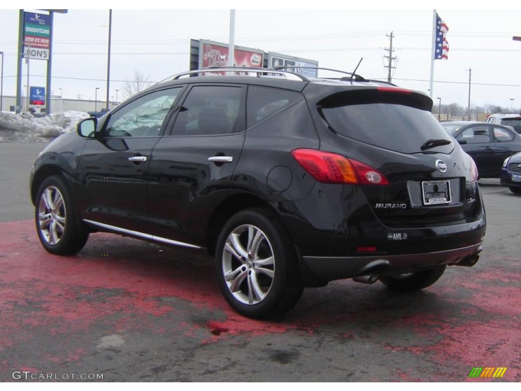 2009 Murano LE AWD - Super Black / Black photo #3