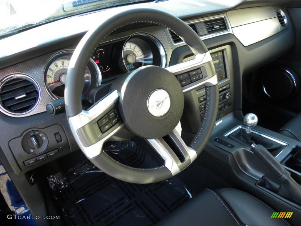 2010 Mustang GT Premium Coupe - Kona Blue Metallic / Charcoal Black photo #3