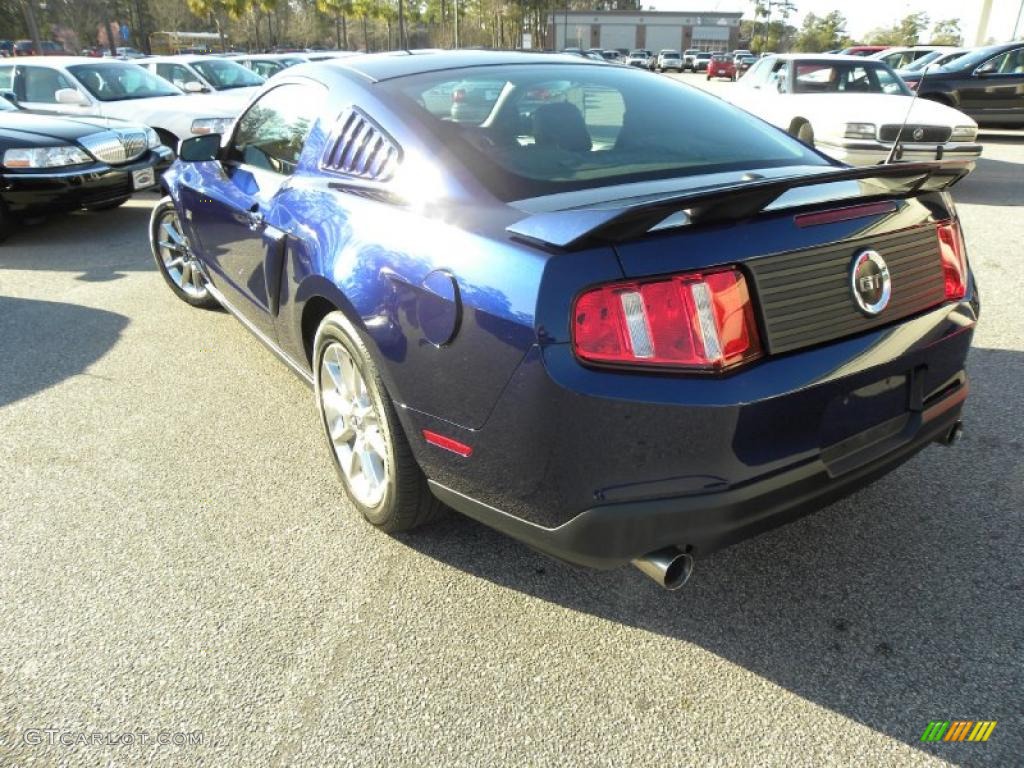 2010 Mustang GT Premium Coupe - Kona Blue Metallic / Charcoal Black photo #12