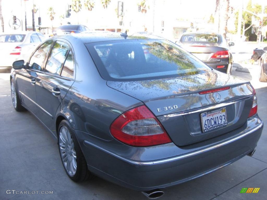2008 E 350 Sedan - Flint Grey Metallic / Cashmere photo #4