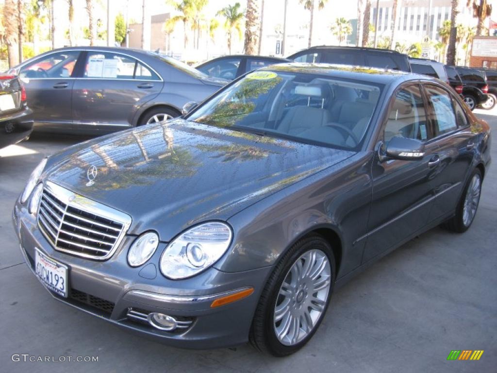 2008 E 350 Sedan - Flint Grey Metallic / Cashmere photo #5