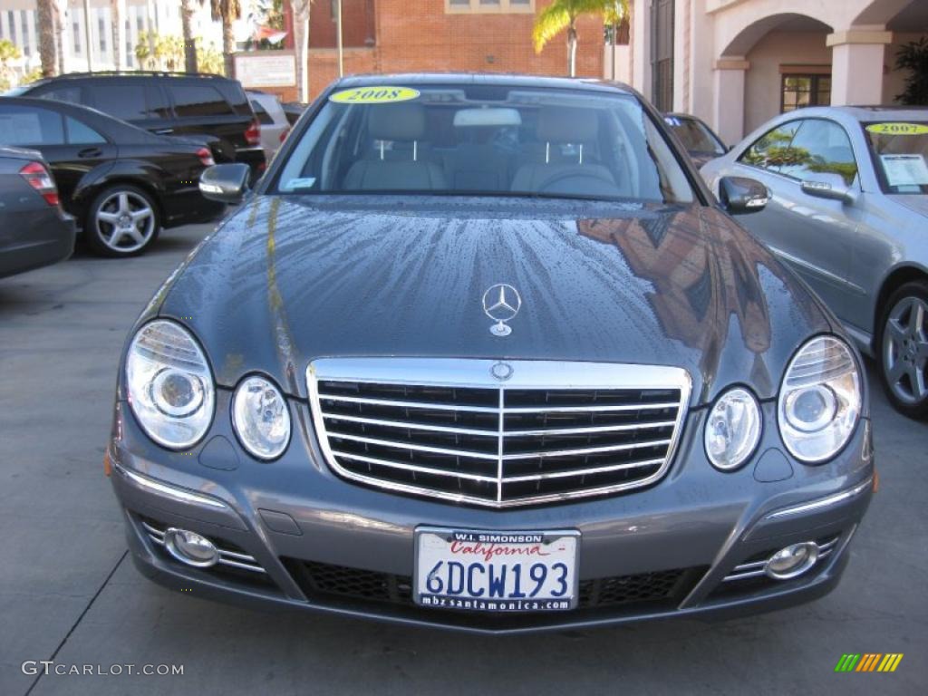 2008 E 350 Sedan - Flint Grey Metallic / Cashmere photo #6