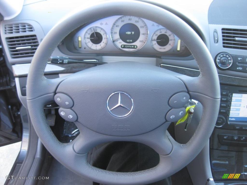 2008 E 350 Sedan - Flint Grey Metallic / Cashmere photo #15