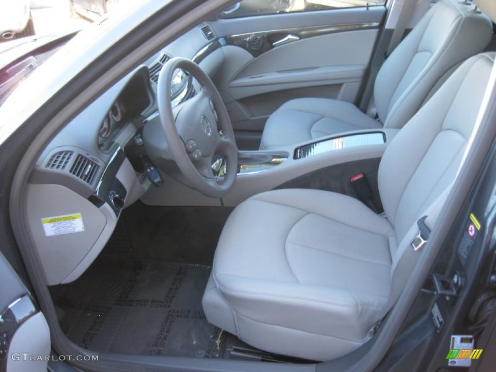 2008 E 350 Sedan - Flint Grey Metallic / Cashmere photo #16