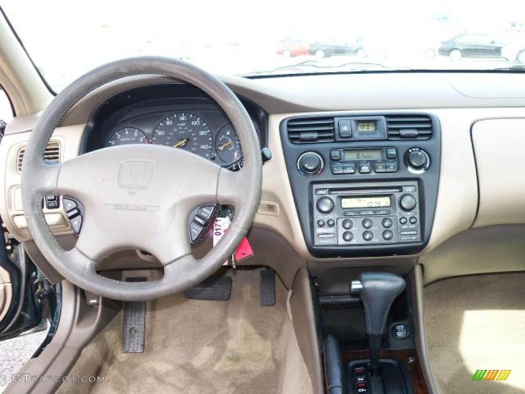 1999 Accord EX V6 Sedan - Dark Emerald Pearl / Ivory photo #17