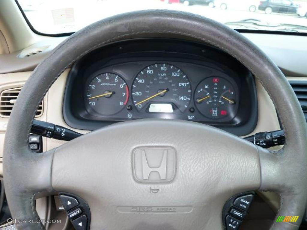 1999 Accord EX V6 Sedan - Dark Emerald Pearl / Ivory photo #25