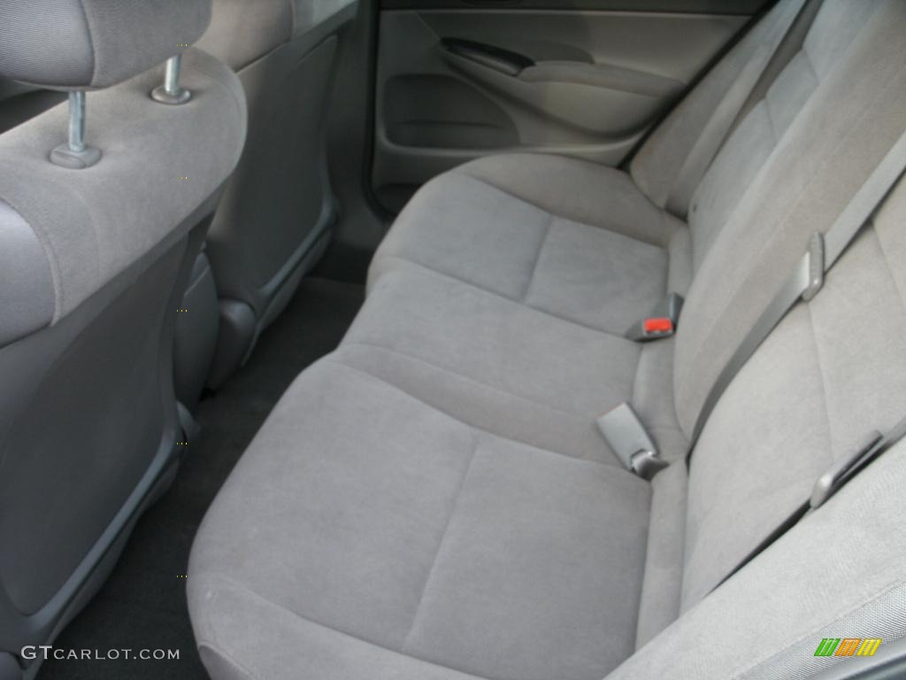 2008 Civic LX Sedan - Atomic Blue Metallic / Gray photo #7