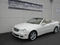 2007 Arctic White Mercedes-Benz CLK 350 Cabriolet  photo #2