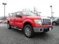 2010 Vermillion Red Ford F150 XLT SuperCrew 4x4  photo #1