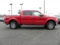 2010 Red Candy Metallic Ford F150 Lariat SuperCrew 4x4  photo #2