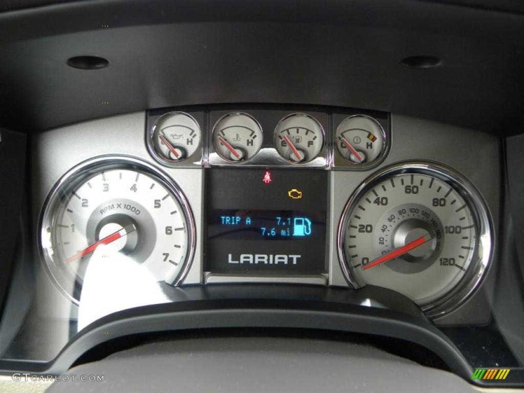 2010 F150 Lariat SuperCrew 4x4 - Red Candy Metallic / Tan photo #18