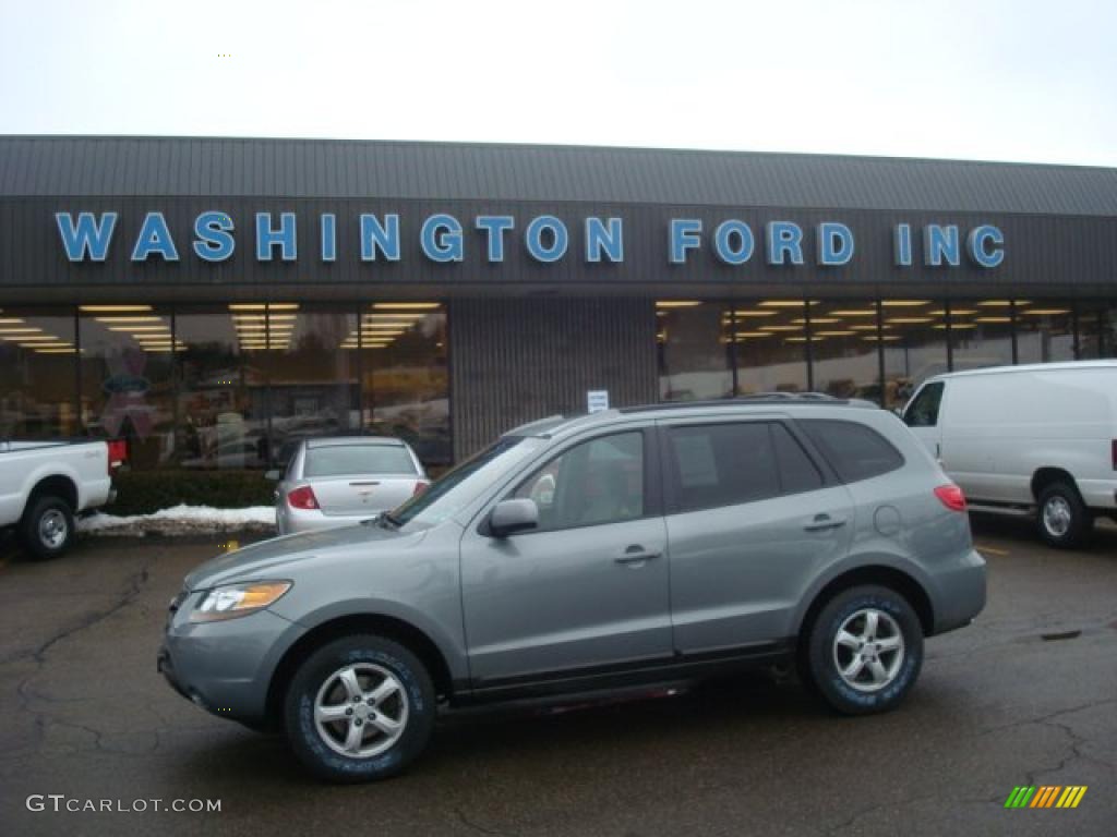 2007 Santa Fe GLS - Platinum Sage / Gray photo #1