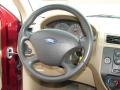 2007 Dark Toreador Red Metallic Ford Focus ZX4 SE Sedan  photo #14