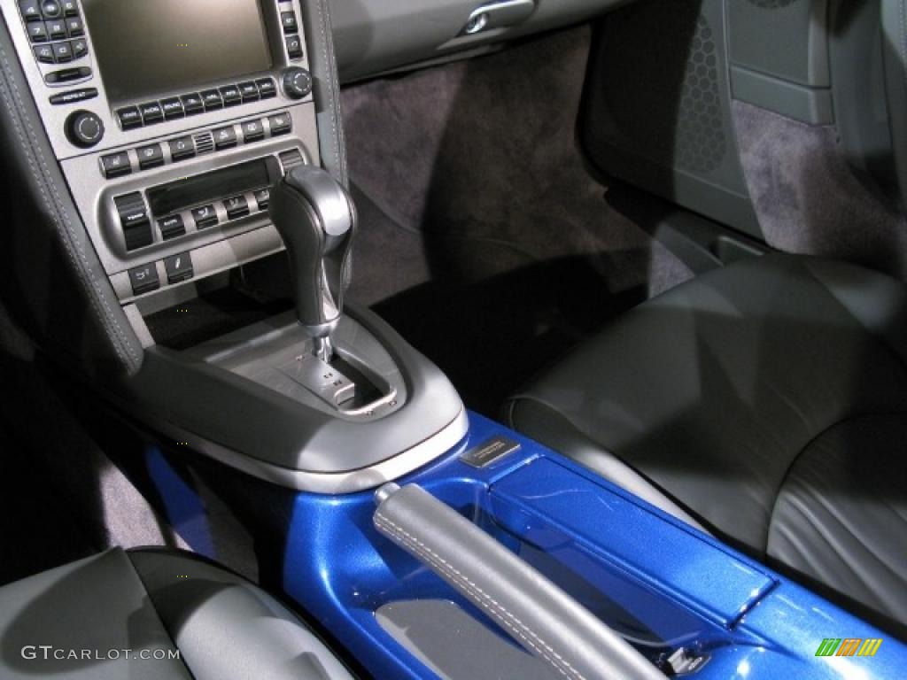 2008 911 Turbo Cabriolet - Cobalt Blue Metallic / Stone Grey photo #9