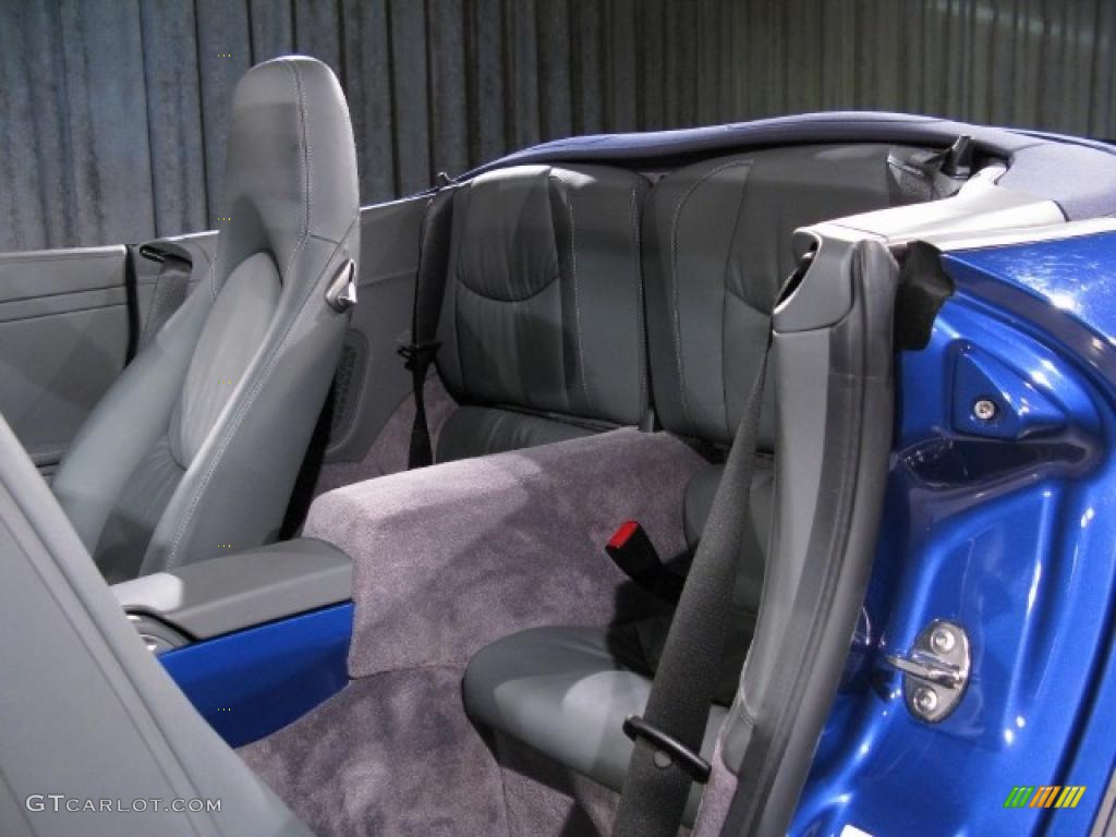 2008 911 Turbo Cabriolet - Cobalt Blue Metallic / Stone Grey photo #12