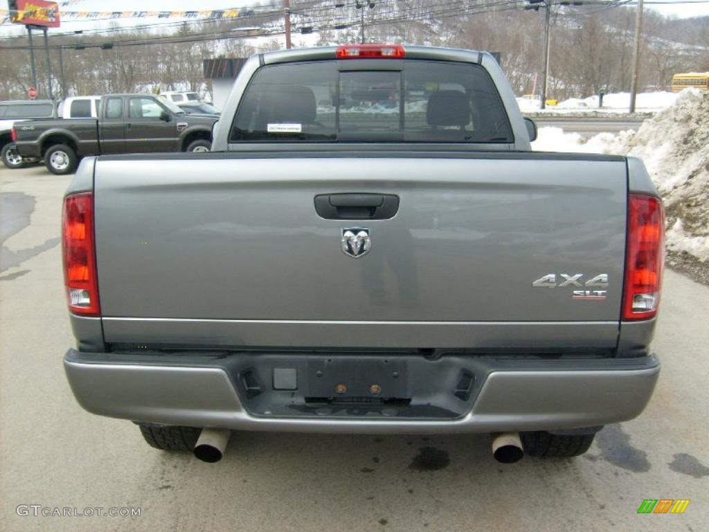 2005 Ram 1500 SLT Regular Cab 4x4 - Mineral Gray Metallic / Dark Slate Gray photo #4