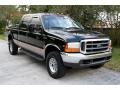 1999 Black Ford F250 Super Duty Lariat Crew Cab 4x4  photo #15