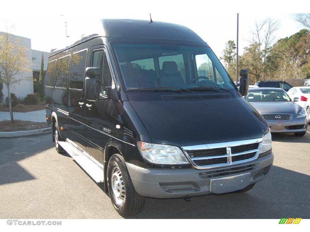 Black Dodge Sprinter Van