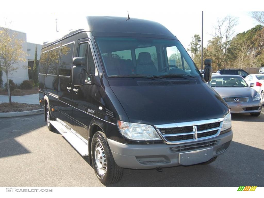2005 Black Dodge Sprinter Van 2500 High Roof Passenger 26307700 Photo 6 Car