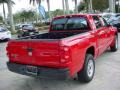 2008 Inferno Red Crystal Pearl Dodge Dakota SXT Crew Cab  photo #3