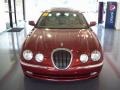 2001 Carnival Red Jaguar S-Type 4.0  photo #2