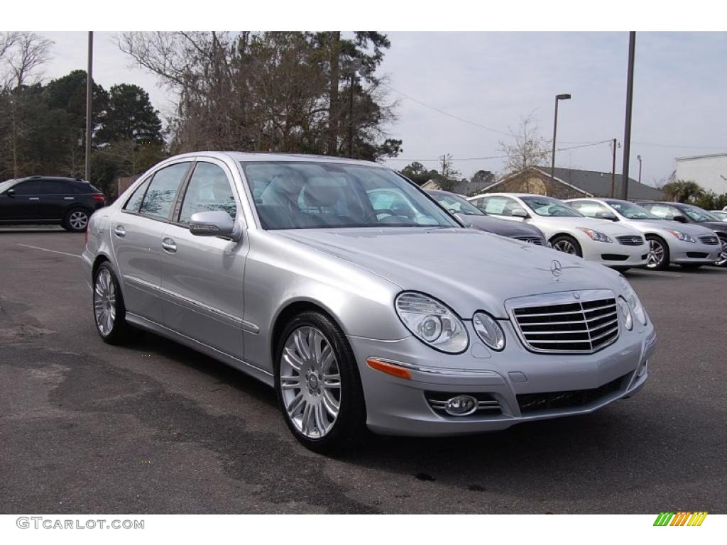 2008 E 350 Sedan - Iridium Silver Metallic / Ash photo #1