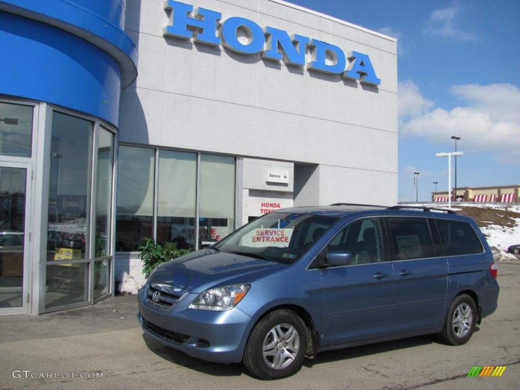 2007 Odyssey EX-L - Ocean Mist Metallic / Gray photo #1