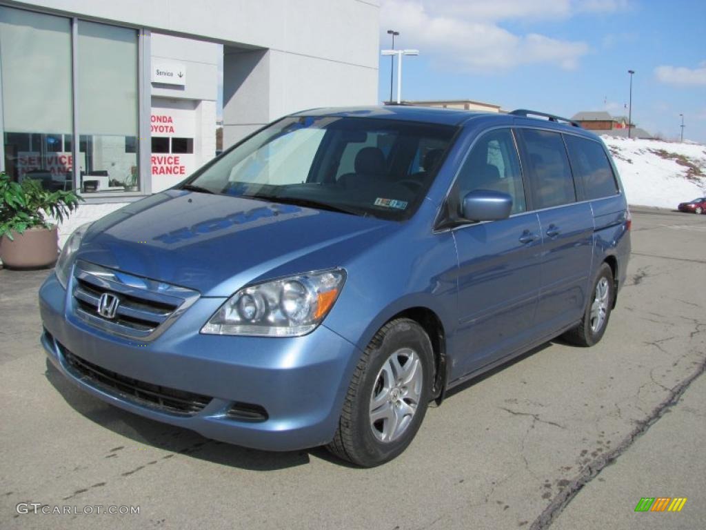 2007 Odyssey EX-L - Ocean Mist Metallic / Gray photo #2