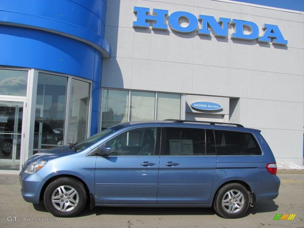 2007 Odyssey EX-L - Ocean Mist Metallic / Gray photo #3