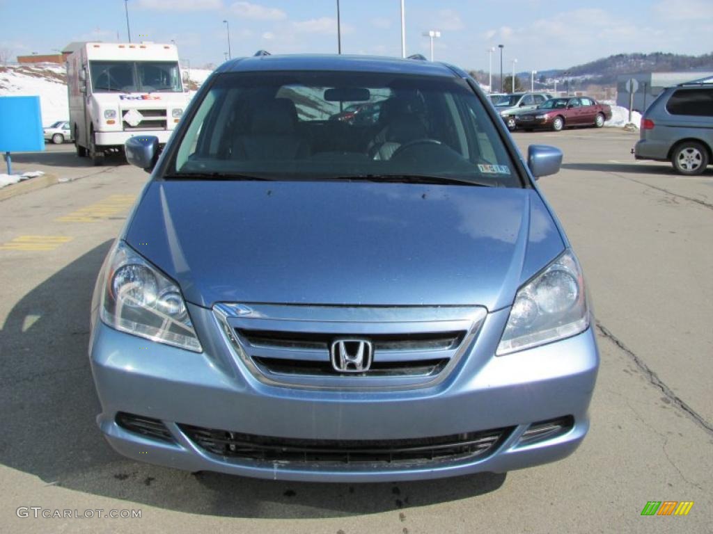 2007 Odyssey EX-L - Ocean Mist Metallic / Gray photo #9