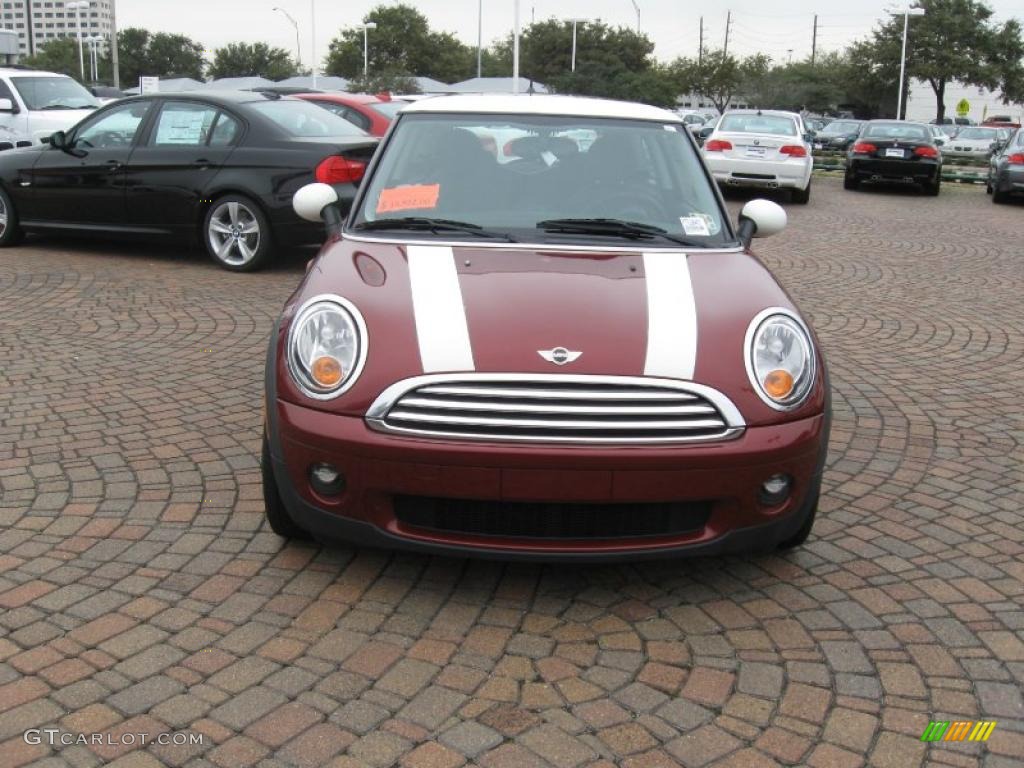 2007 Cooper Hardtop - Chili Red / Grey/Carbon Black photo #2