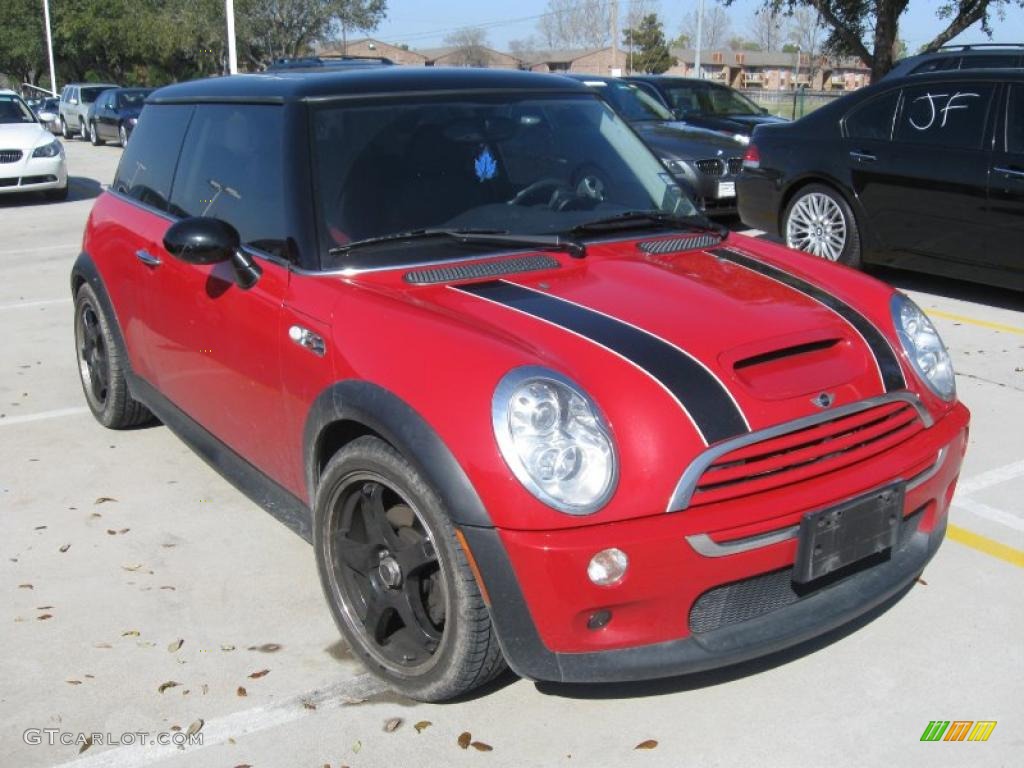 2005 Cooper S Hardtop - Chili Red / Panther Black photo #4