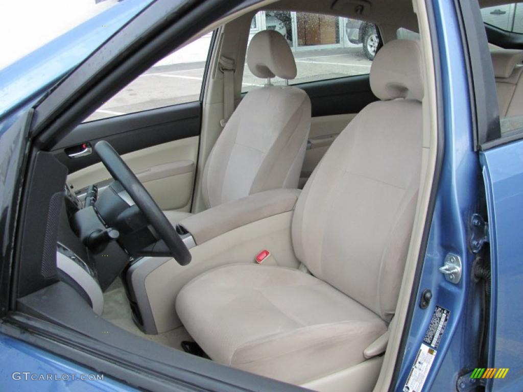 2005 Prius Hybrid - Seaside Blue Pearl / Ivory/Brown photo #12