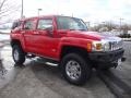 2007 Victory Red Hummer H3   photo #5