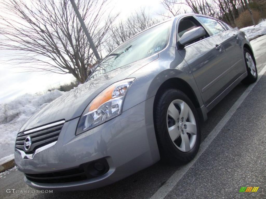 2008 Altima 2.5 S - Precision Gray Metallic / Charcoal photo #1