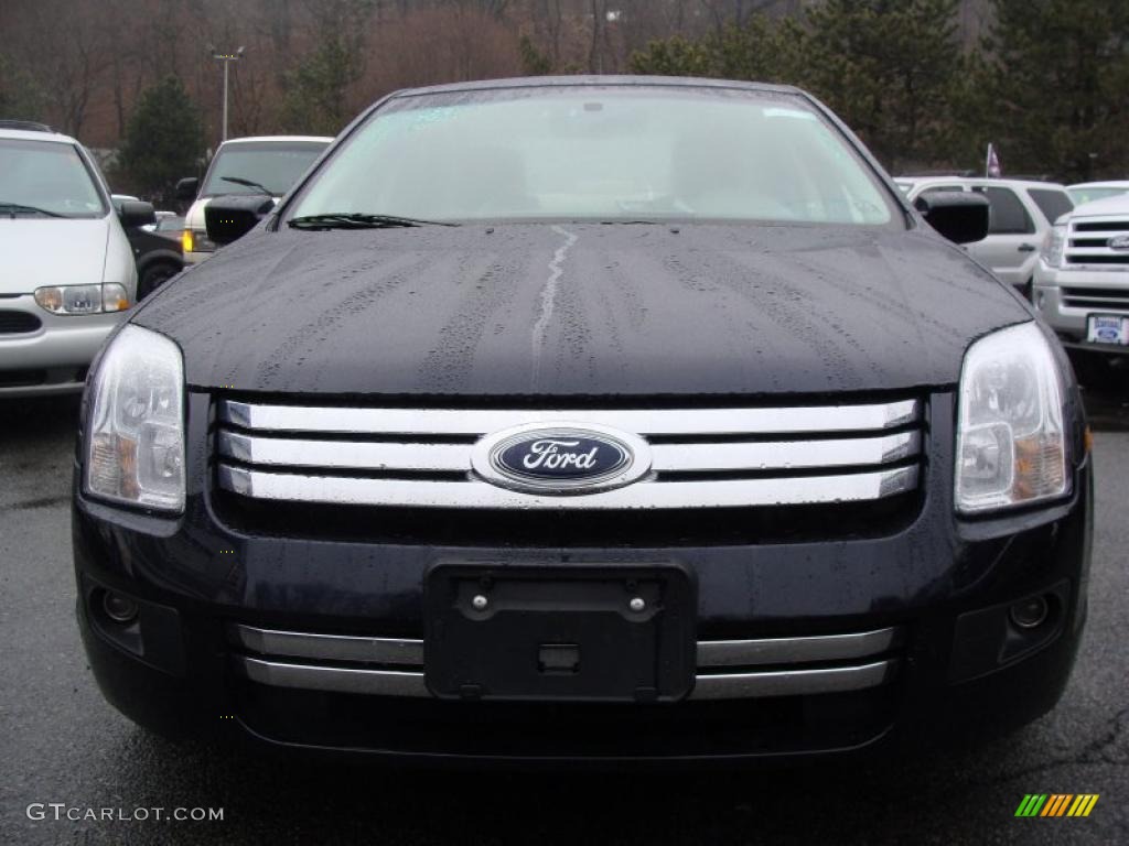 2009 Fusion SE - Dark Blue Ink Metallic / Camel photo #2