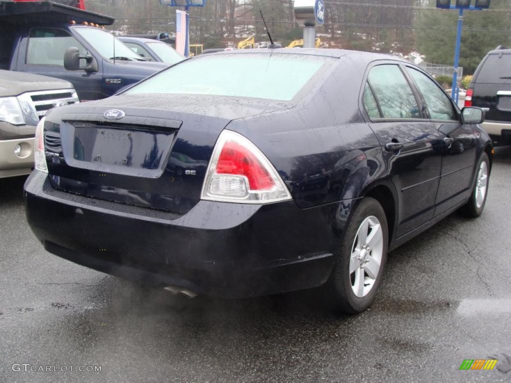 2009 Fusion SE - Dark Blue Ink Metallic / Camel photo #5