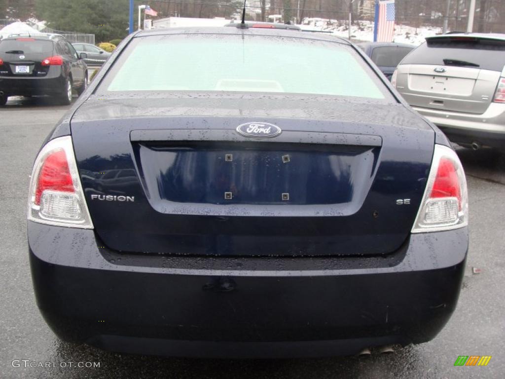 2009 Fusion SE - Dark Blue Ink Metallic / Camel photo #6
