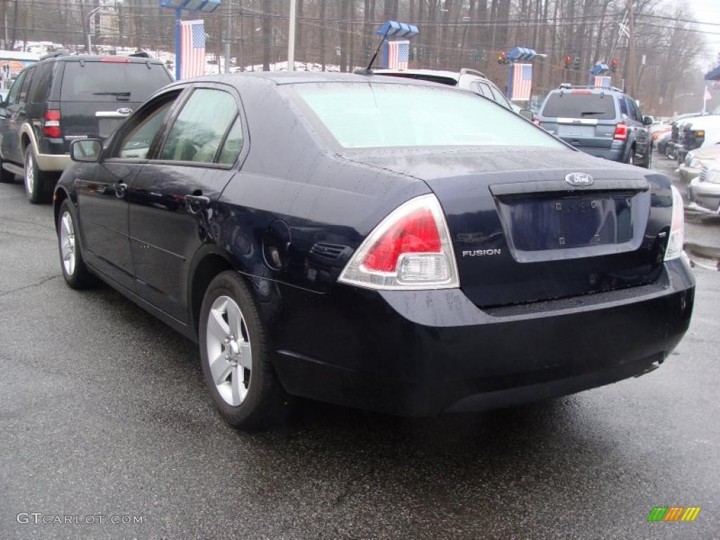 2009 Fusion SE - Dark Blue Ink Metallic / Camel photo #7